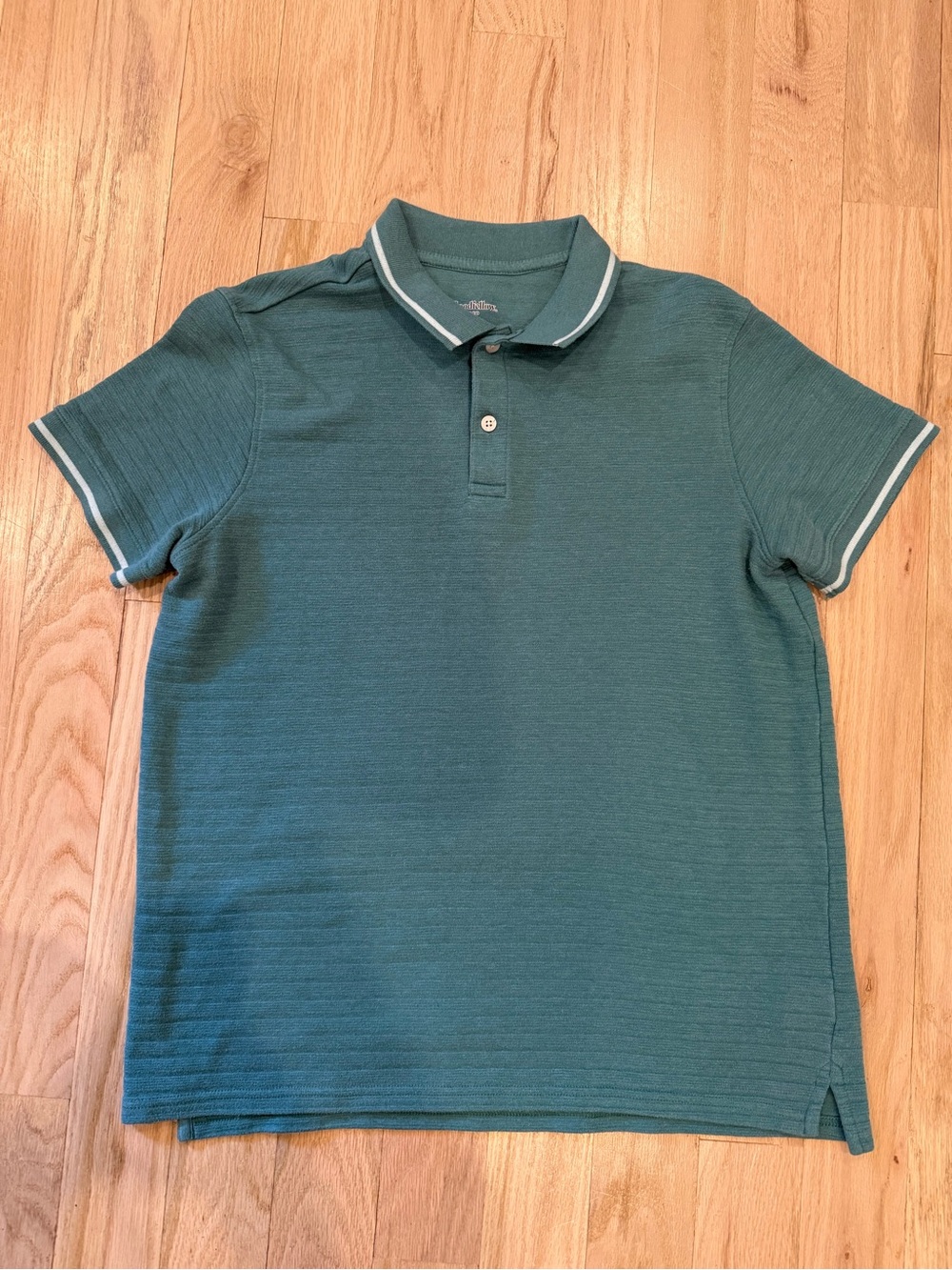 Goodfellow & Co Teal Green Polo with White Trim